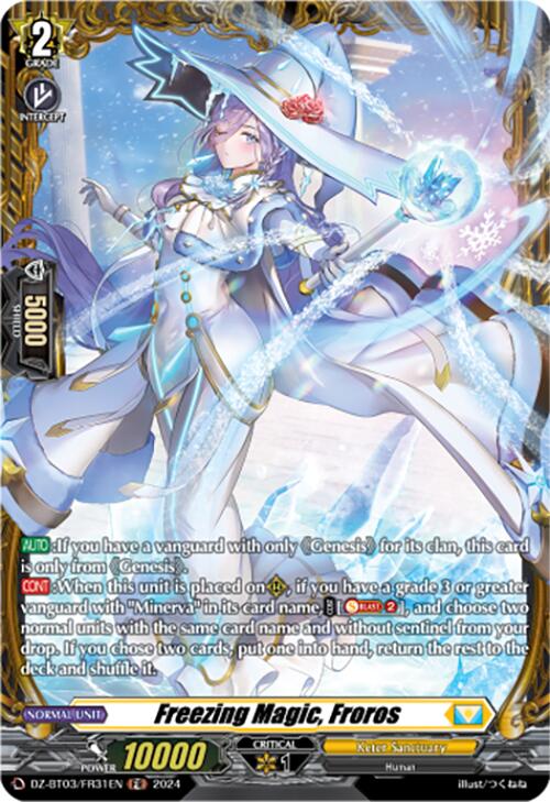 Freezing Magic, Froros (DZ-BT03/FR31EN) [Dimensional Transcendence]