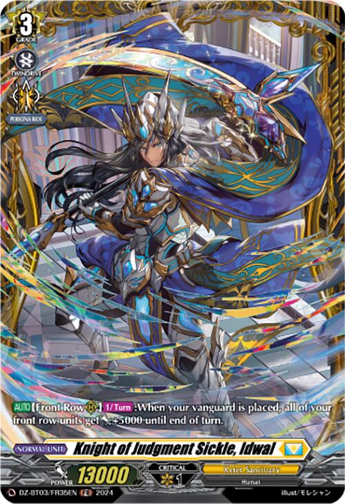 Knight of Judgment Sickle, Idwal (DZ-BT03/FR35EN) [Dimensional Transcendence]