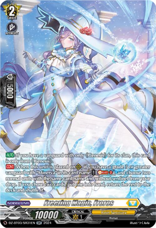 Freezing Magic, Froros (DZ-BT03/SR31EN) [Dimensional Transcendence]