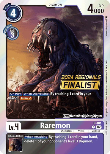 Raremon [P-101] - P-101 (2024 Regionals Finalist) [Promotional Cards]