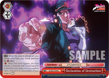 Declaration of Destruction (JJ/SE41-E59 N) [JoJo's Bizarre Adventure: Golden Wind]