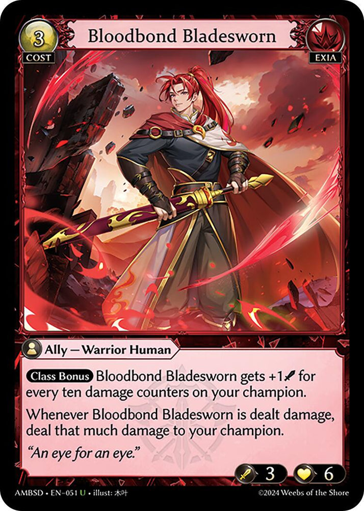 Bloodbond Bladesworn (051) [Mortal Ambition Starter Decks]