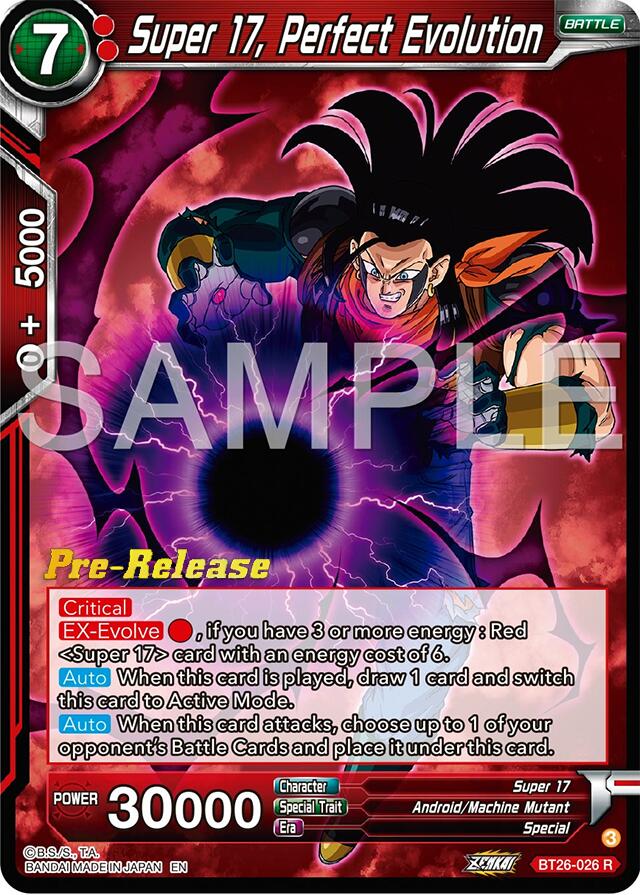 Super 17, Perfect Evolution (BT26-026) [Ultimate Advent Prerelease Promos]