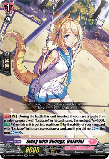 Sway with Swings, Balatial (DZ-BT04/041EN) [Destined Showdown]