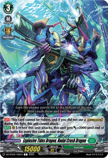 Explosive Tides Dragon, Hadal Crash Dragon (DZ-BT04/102EN) [Destined Showdown]