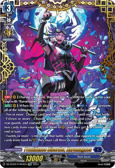 Providence Disorder, Baromagnes (DZ-BT04/FFR04EN) [Destined Showdown]