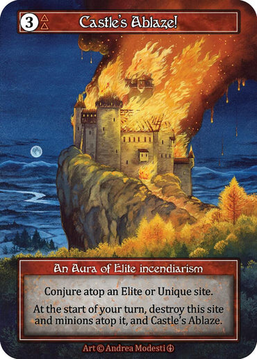 Castle's Ablaze! (Foil) [Arthurian Legends]