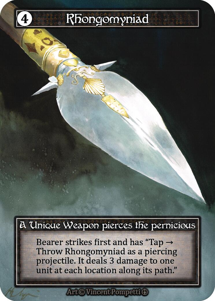 Rhongomyniad (Foil) [Arthurian Legends]