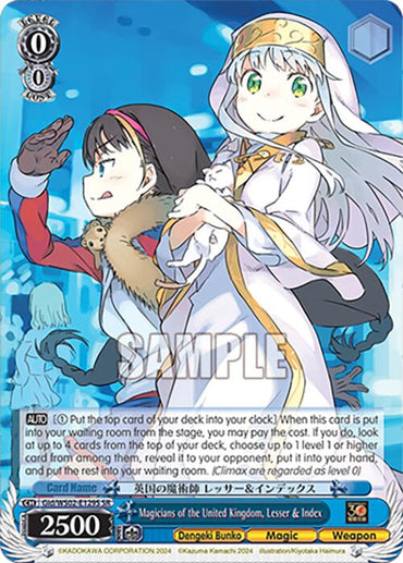 Magicians of the U)nited Kingdom, Lesser & Index (Gid/WS02-E129S SR) [Dengeki Bunko]