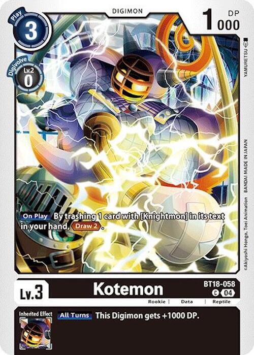 Kotemon [BT18-058] [Release Special Booster 2.0]