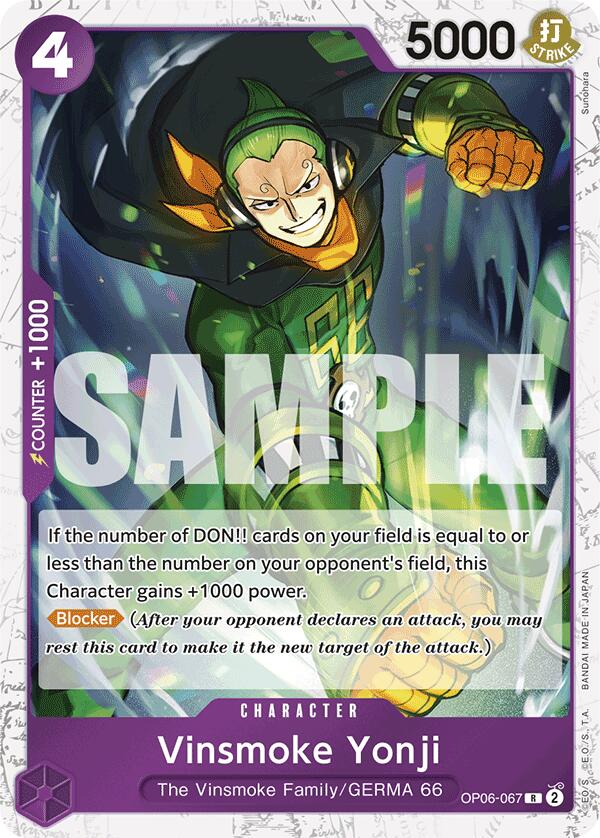 Vinsmoke Yonji (OP06-067) (Jolly Roger Foil) [Premium Booster -The Best-]