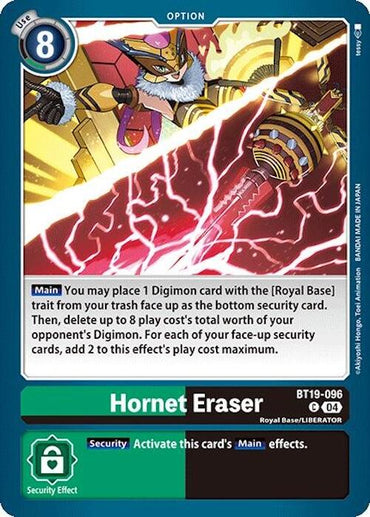 Hornet Eraser [BT19-096] [Release Special Booster 2.0]