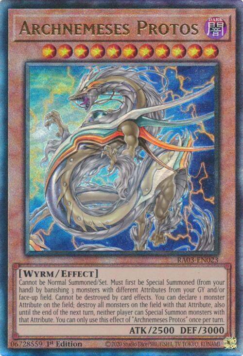 Archnemeses Protos (UTR) [RA03-EN023] Prismatic Ultimate Rare