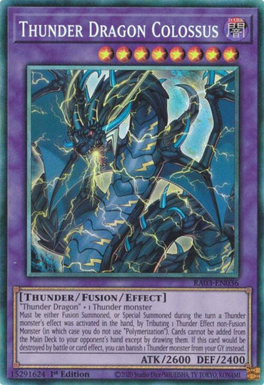 Thunder Dragon Colossus (CR) [RA03-EN036] Prismatic Collector's Rare