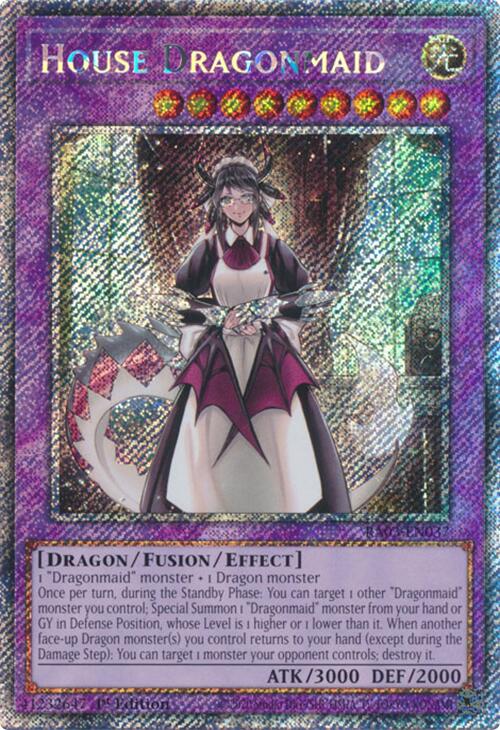 House Dragonmaid (Platinum Secret Rare) [RA03-EN037] Platinum Secret Rare