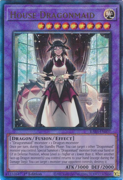 House Dragonmaid (UTR) [RA03-EN037] Prismatic Ultimate Rare