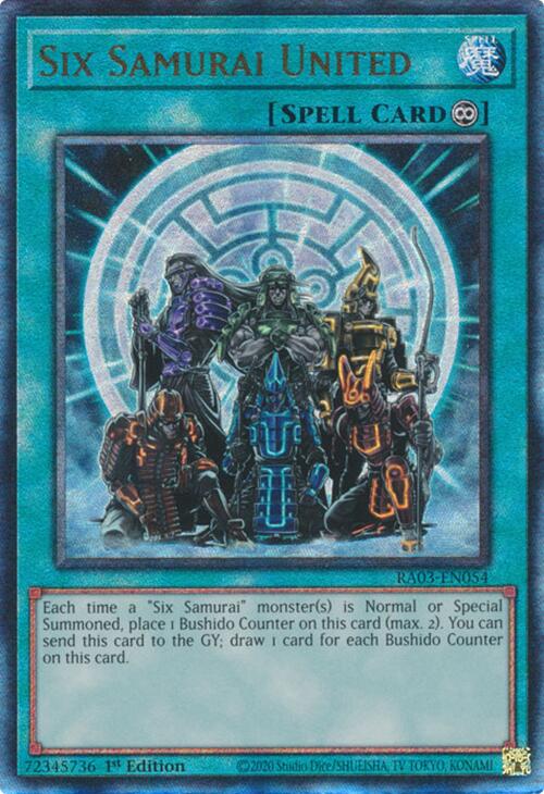 Six Samurai United (UTR) [RA03-EN054] Prismatic Ultimate Rare