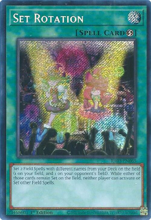 Set Rotation (Secret Rare) [RA03-EN065] Secret Rare