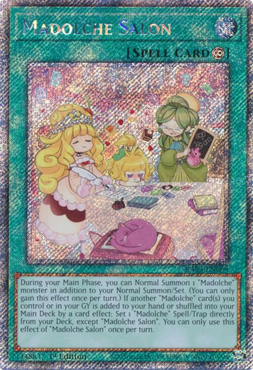 Madolche Salon (Platinum Secret Rare) [RA03-EN069] Platinum Secret Rare