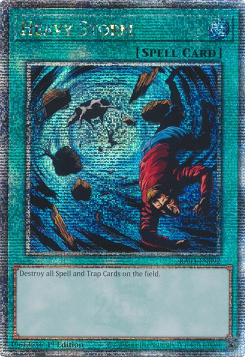 Heavy Storm (Quarter Century Secret Rare) [RA03-EN092] Quarter Century Secret Rare