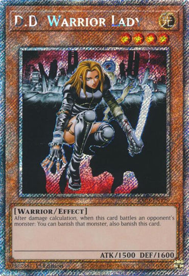 D.D. Warrior Lady (Platinum Secret Rare) [RA03-EN129] Platinum Secret Rare