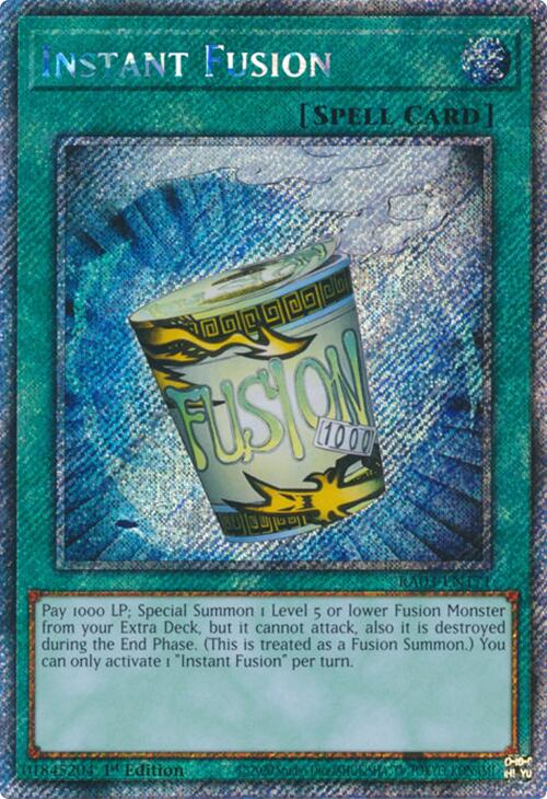 Instant Fusion (Platinum Secret Rare) [RA03-EN171] Platinum Secret Rare