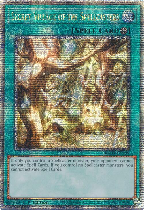 Secret Village of the Spellcasters (Quarter Century Secret Rare) [RA03-EN209] Quarter Century Secret Rare