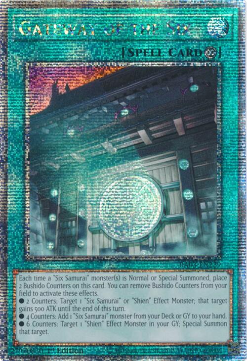 Gateway of the Six (Quarter Century Secret Rare) [RA03-EN229] Quarter Century Secret Rare