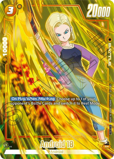 Android 18 (Championship Pack 03 - Finalist) [Fusion World Tournament Cards]