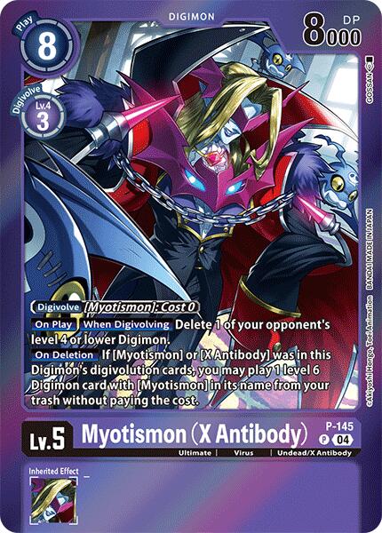 Myotismon [P-145] (X Antibody) (Reprint) [Special Limited Set]