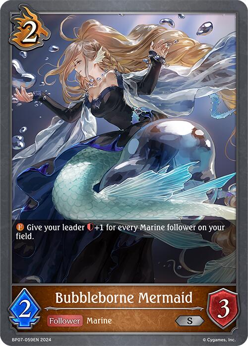 Bubbleborne Mermaid (BP07-059EN) [BP07: Verdant Steel]