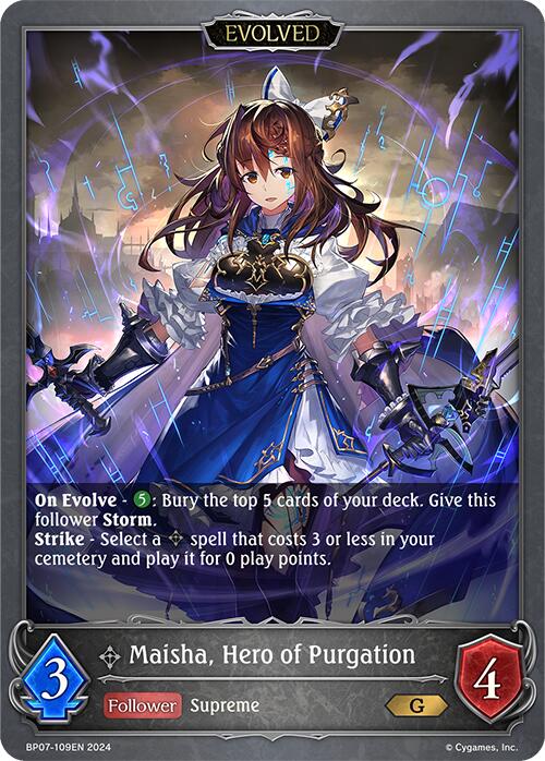 Maisha, Hero of Purgation (Evolved) (BP07-109EN) [Verdant Steel]