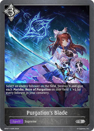 Purgation's Blade (BP07-113EN) [BP07: Verdant Steel]