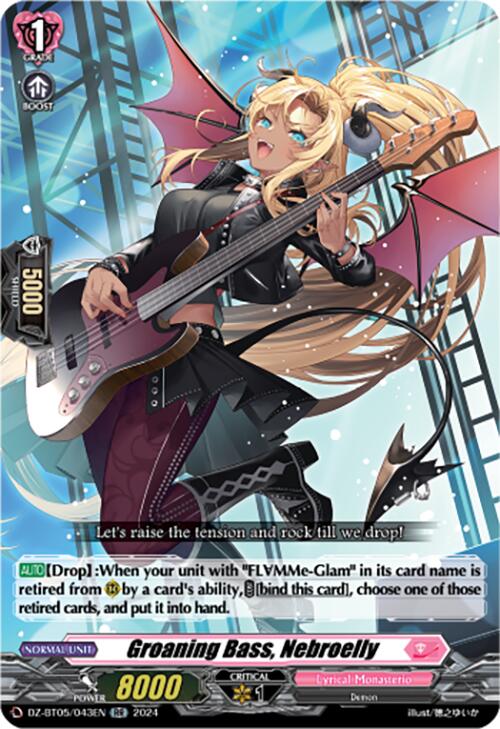 Groaning Bass, Nebroelly (DZ-BT05/043EN) [Omniscient Awakening]