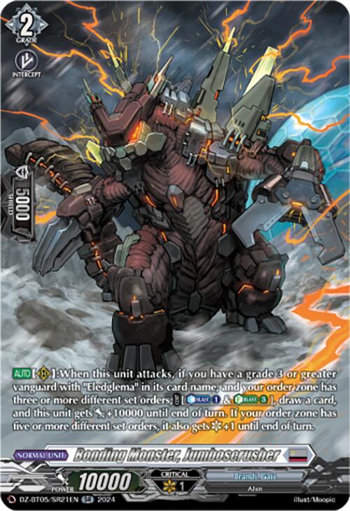 Bonding Monster, Jumboscrusher (DZ-BT05/SR21EN) [Omniscient Awakening]