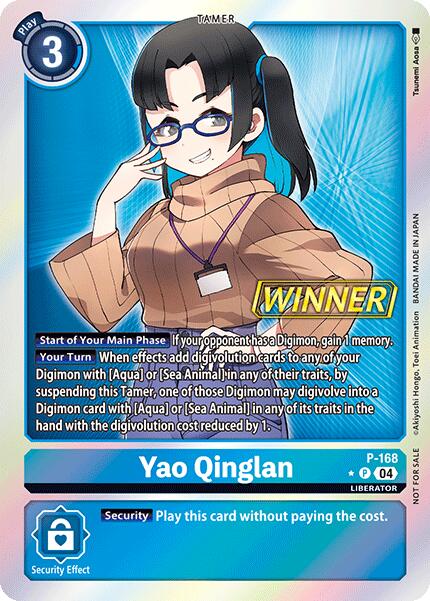 Yao Qinglan [P-168] (Store Tournament 2025 Vo.1 Winner Pack) [Promotional Cards]