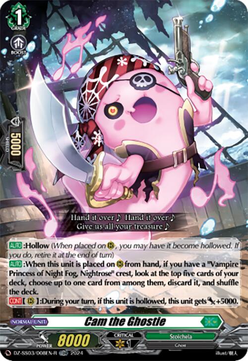 Cam the Ghostie (TDR) (DZ-SS03/008EN-R) [Stride Deckset -Nightrose-]