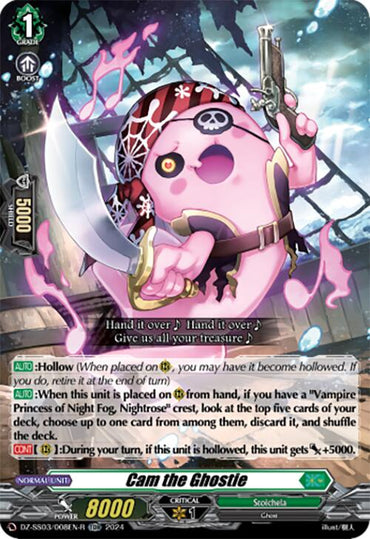 Cam the Ghostie (TDR) (DZ-SS03/008EN-R) [Stride Deckset -Nightrose-]