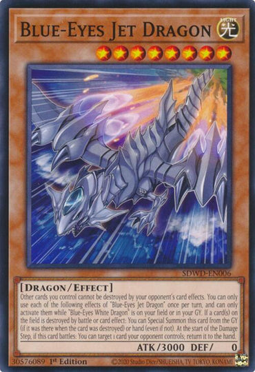 Blue-Eyes Jet Dragon [SDWD-EN006] Common
