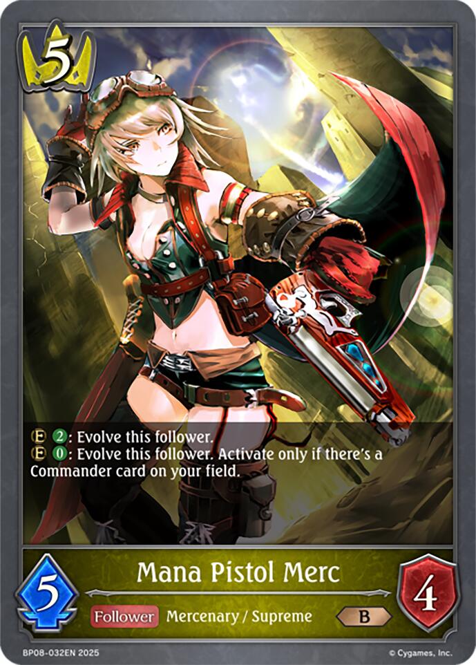 Mana Pistol Merc (BP08-032EN) [Alterchaotica]