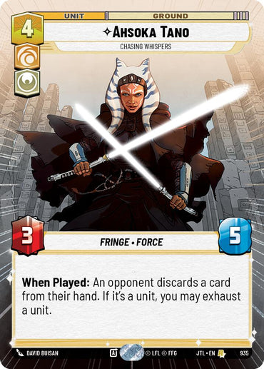 Ahsoka Tano - Chasing Whispers (935) (Hyperspace Foil) (935) [Jump to Lightspeed]