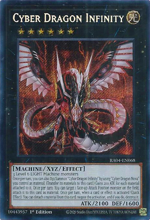Cyber Dragon Infinity [RA04-EN068] Secret Rare