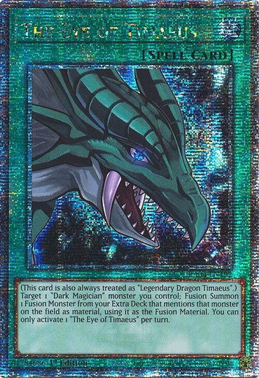 The Eye of Timaeus [RA04-EN192] Quarter Century Secret Rare