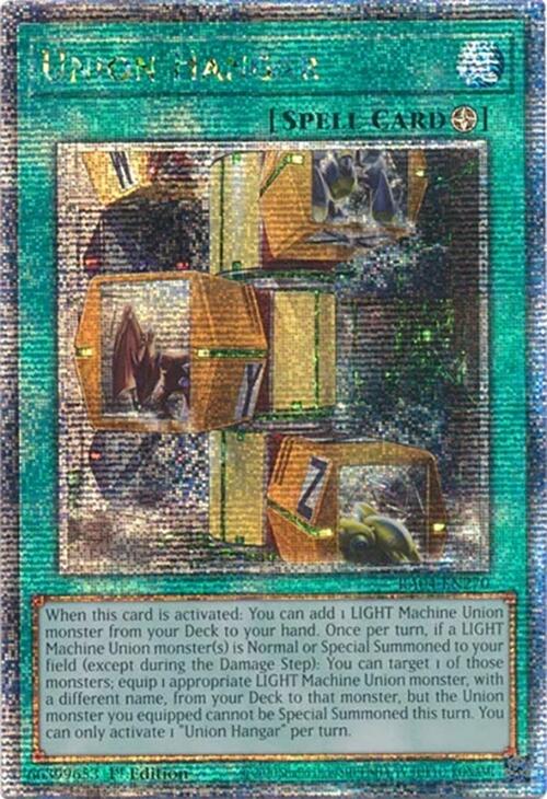 Union Hangar [RA04-EN270] Quarter Century Secret Rare