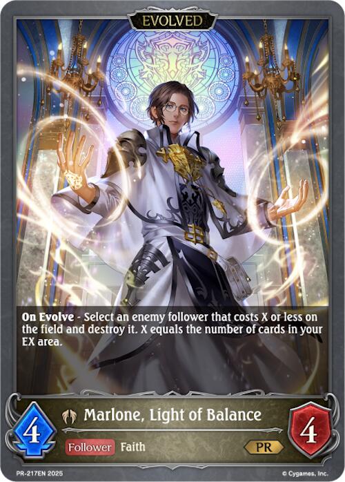 Marlone, Light of Balance (Evolved) (PR-217EN) [Promotional Cards]