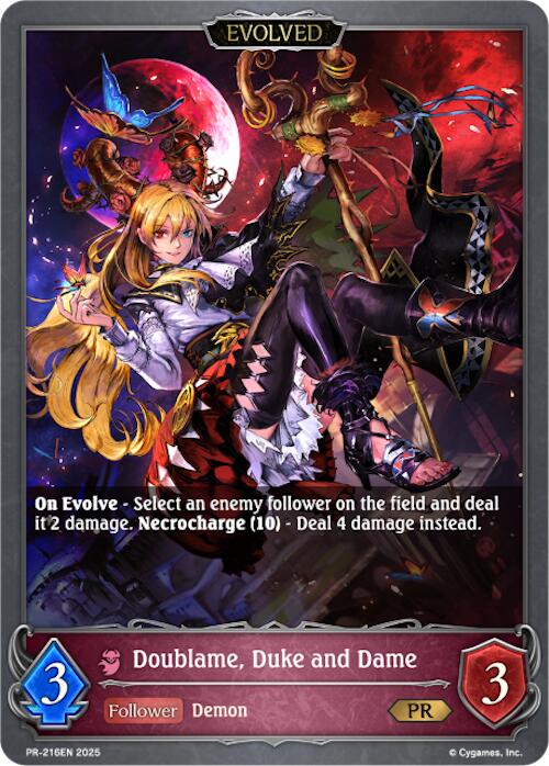 Doublame, Duke and Dame (Evolved) (PR-216EN) [Promotional Cards]