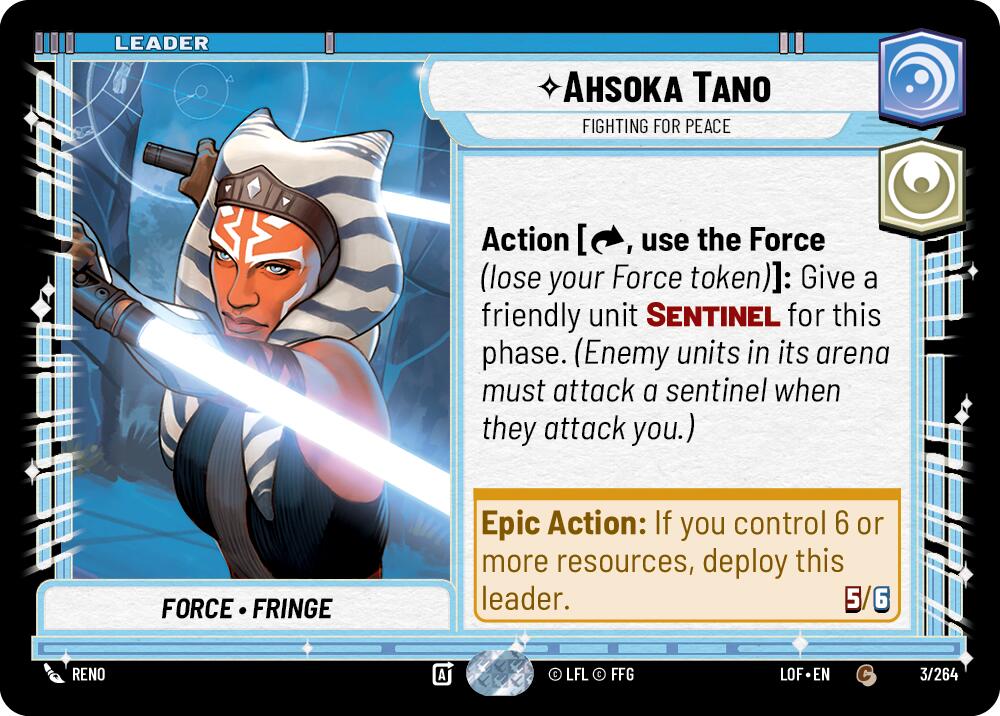 Ahsoka Tano - Fighting For Peace (003/264) (003/264) [Legends of the Force]