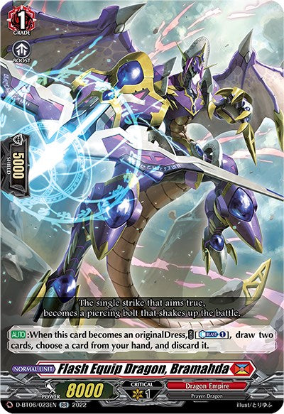 Flash Equip Dragon, Bramahda (D-BT06/023EN) [Blazing Dragon Reborn]