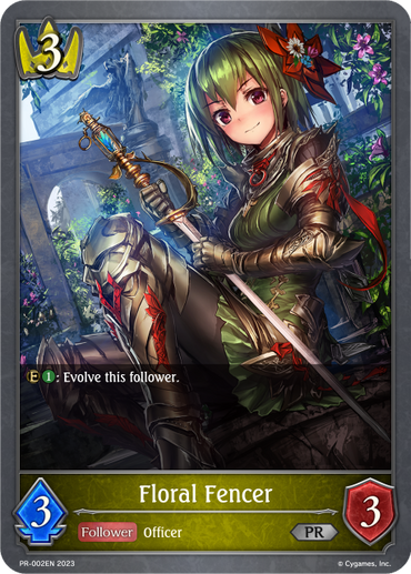 Floral Fencer (PR-002EN) [Promotional Cards]