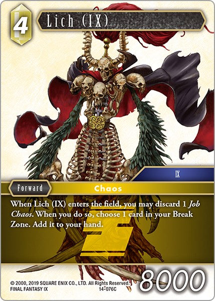 Lich (IX) [Opus XIV: Crystal Abyss]